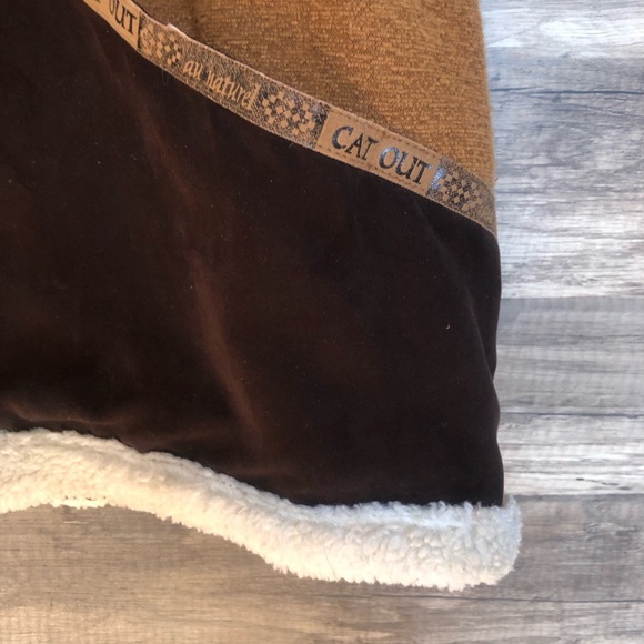 Vintage Suede Leather Southwestern Aztec Patterned Vest Large - Picture 7 of 11